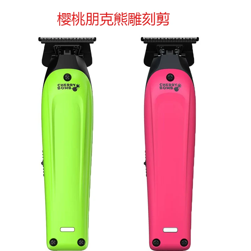 樱桃朋克熊雕刻剪理发店剪发廊发型师专用