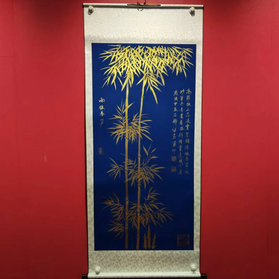 石静老师 手绘国画 雨后春笋