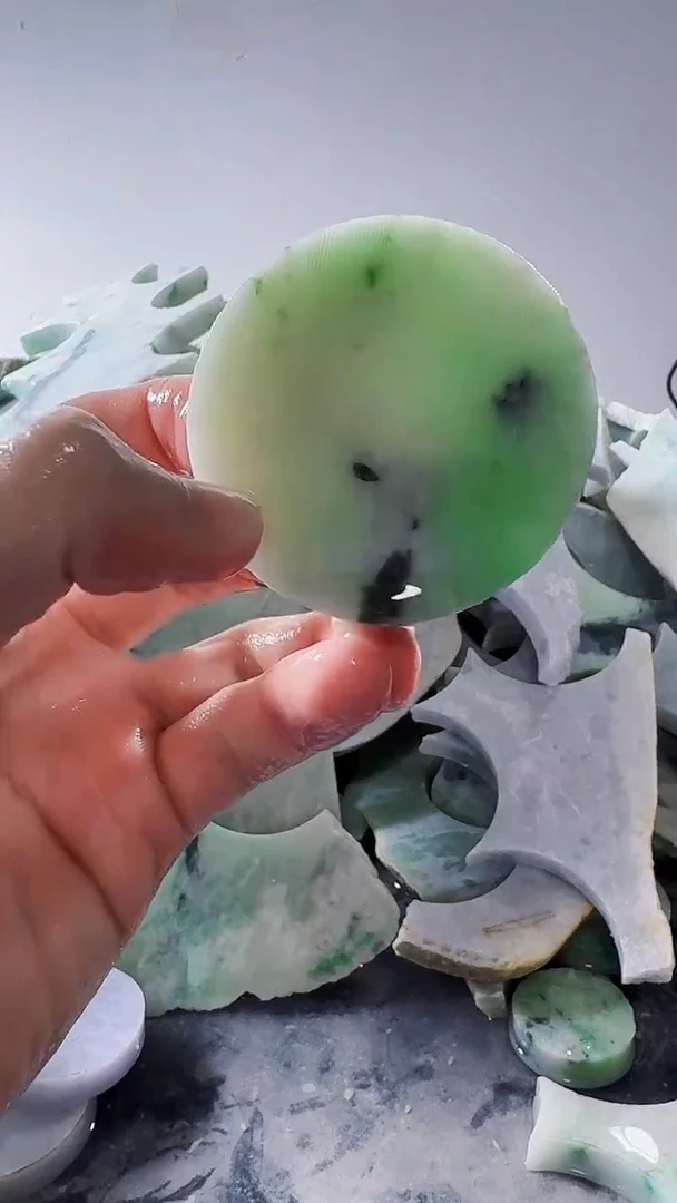 裸石翡翠缅甸翡翠A货文2376