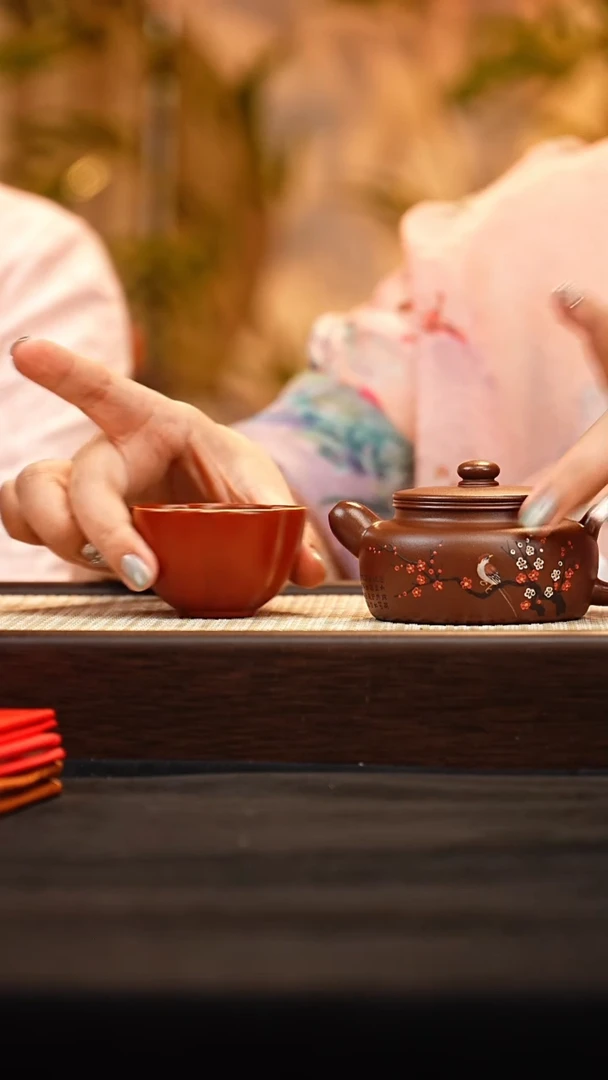 茶壶紫砂YF圆底德钟 紫泥