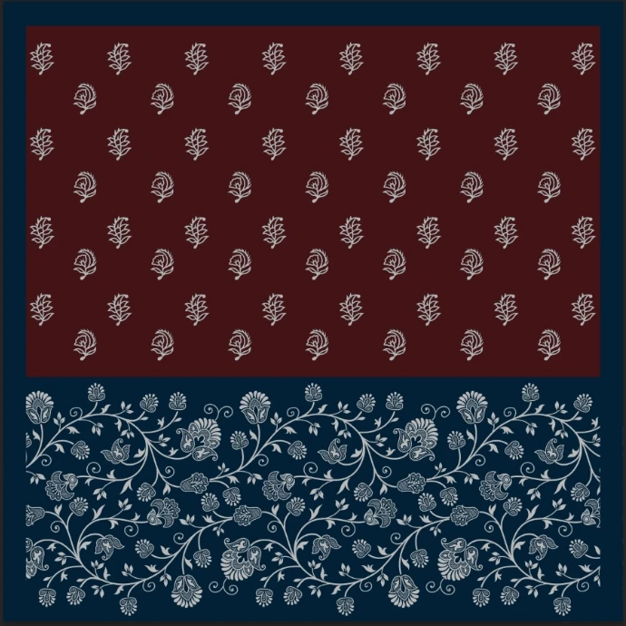 【105大方巾】法式复古丝巾丝棉混纺空调巾防晒披肩休闲高档