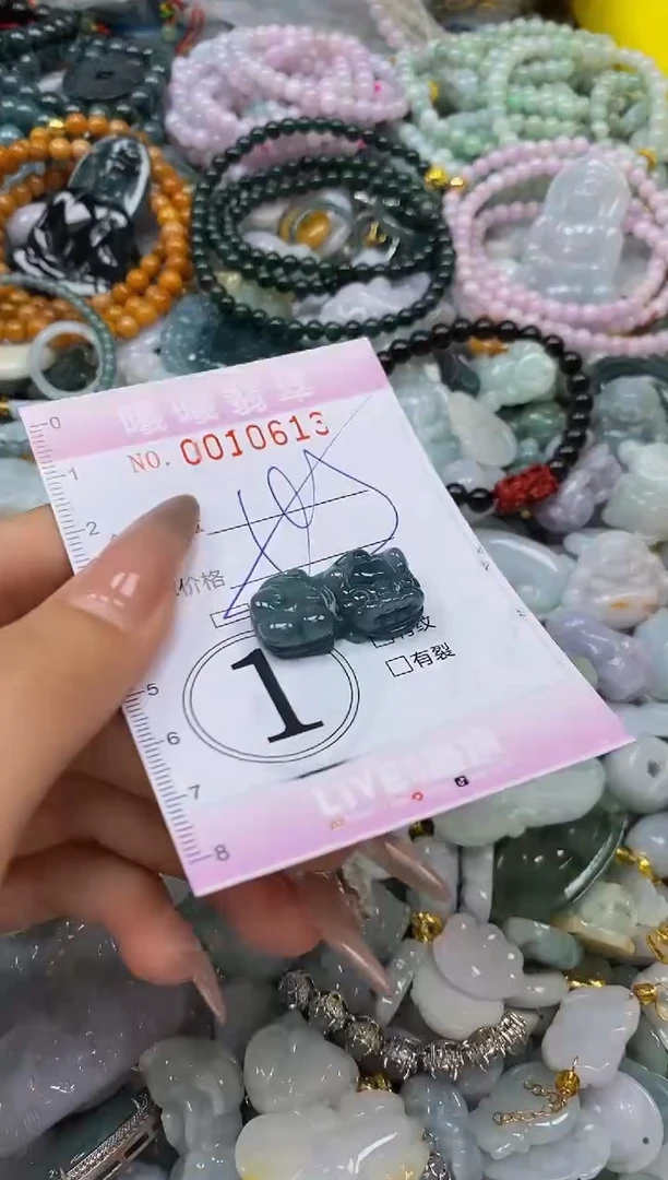 翡翠未镶嵌颈饰闪购0010613多样性发其一