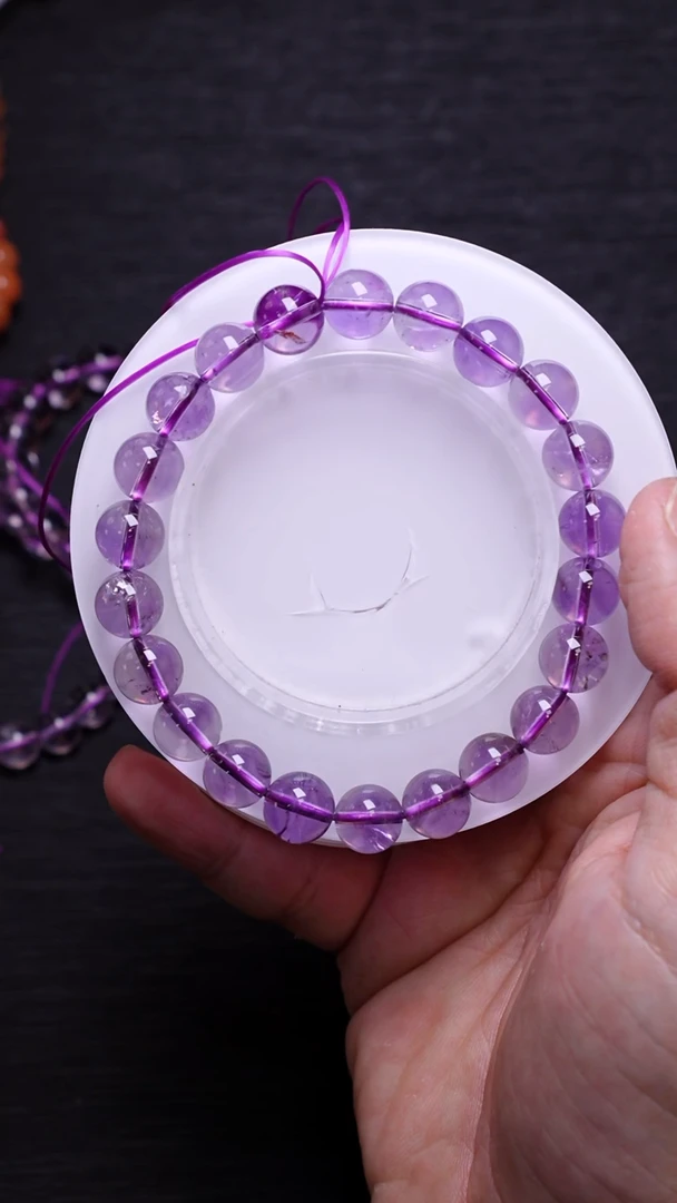 【闪购商品】水晶单圈未镶嵌A0015紫水晶单圈9mm34