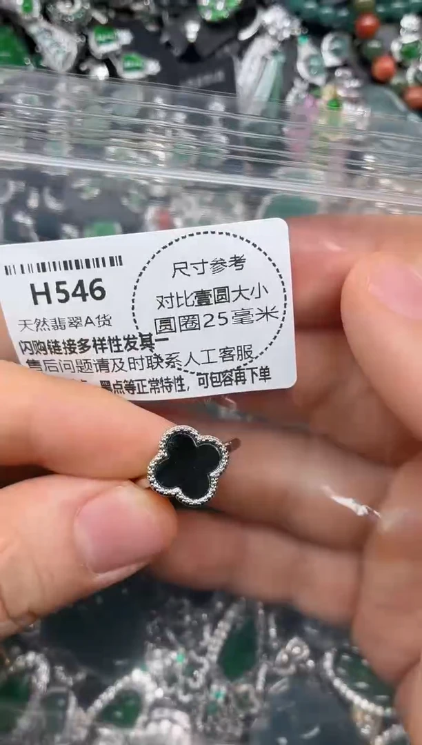 颈饰未镶嵌翡翠H546戒指