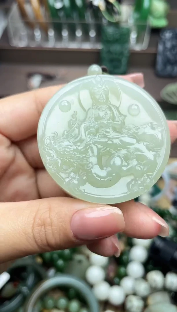 颈饰未镶嵌和田玉未镶嵌和田玉吊坠多样性拍一发一