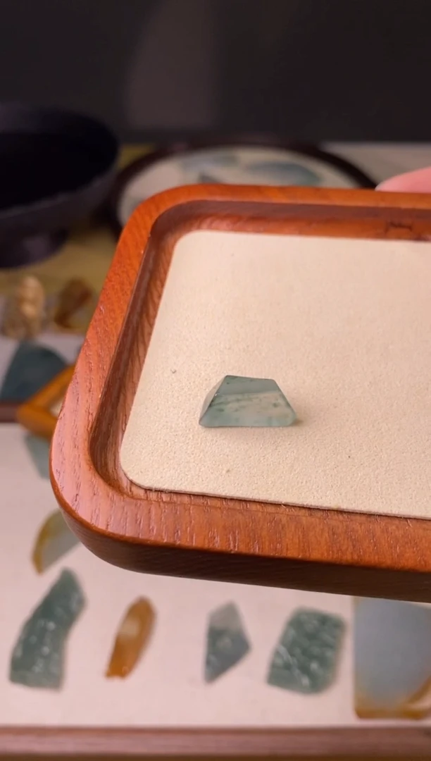 定制翡翠未镶嵌小冰飘花价 开播福利