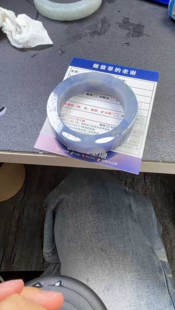 未镶嵌定制手镯不退不换定制翡翠开****森定制手镯不退不换