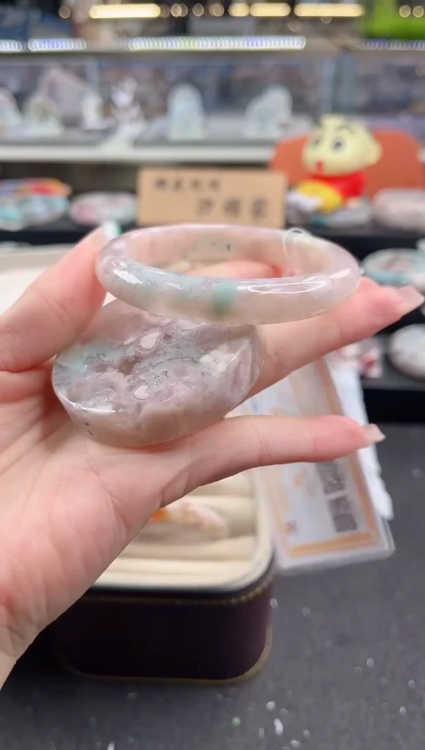 未镶嵌手镯石英质玉58圈口（赠品镯心）6058514