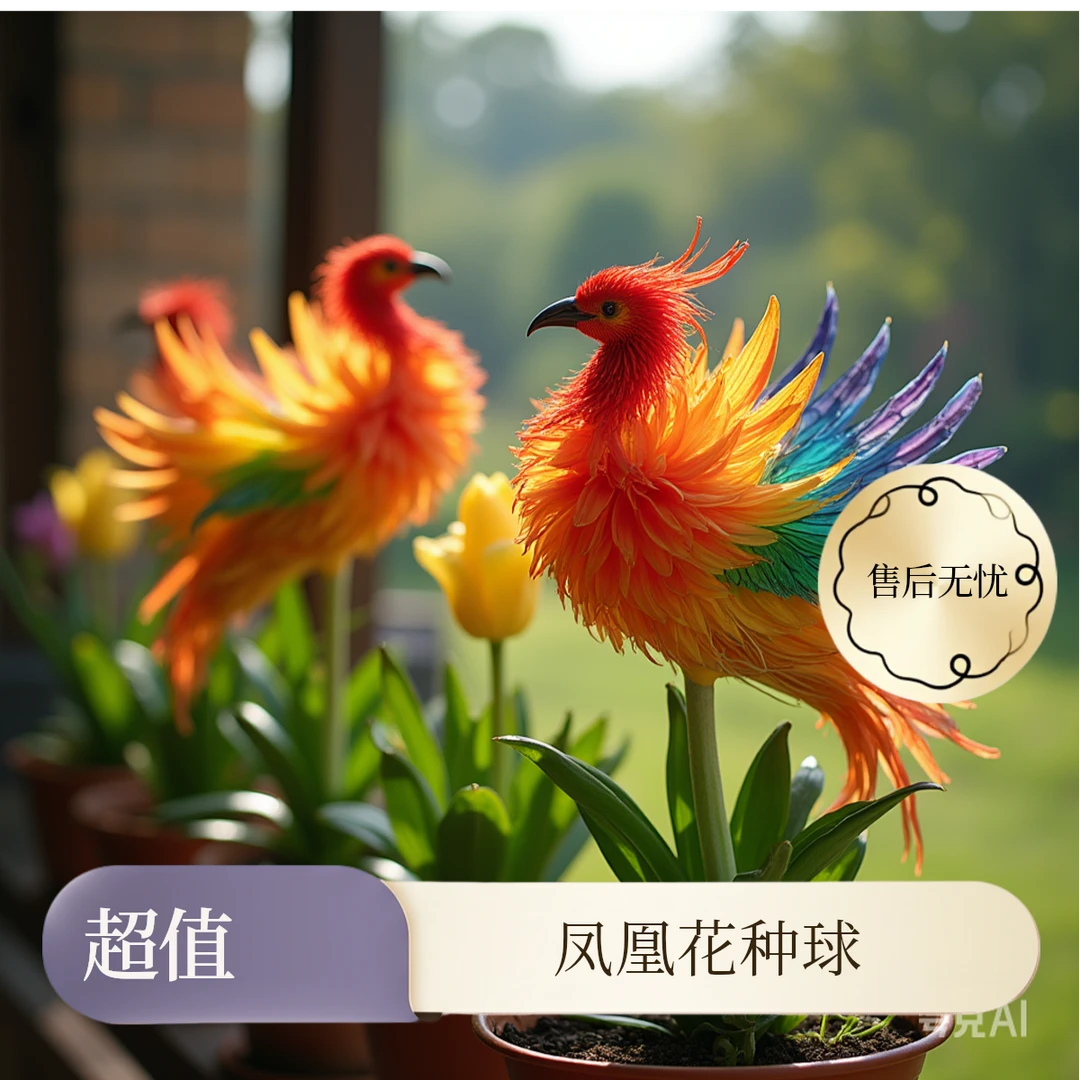 七彩凤凰花种球清香芬芳四季绿植驱蚊虫室内外外形可爱植物种球