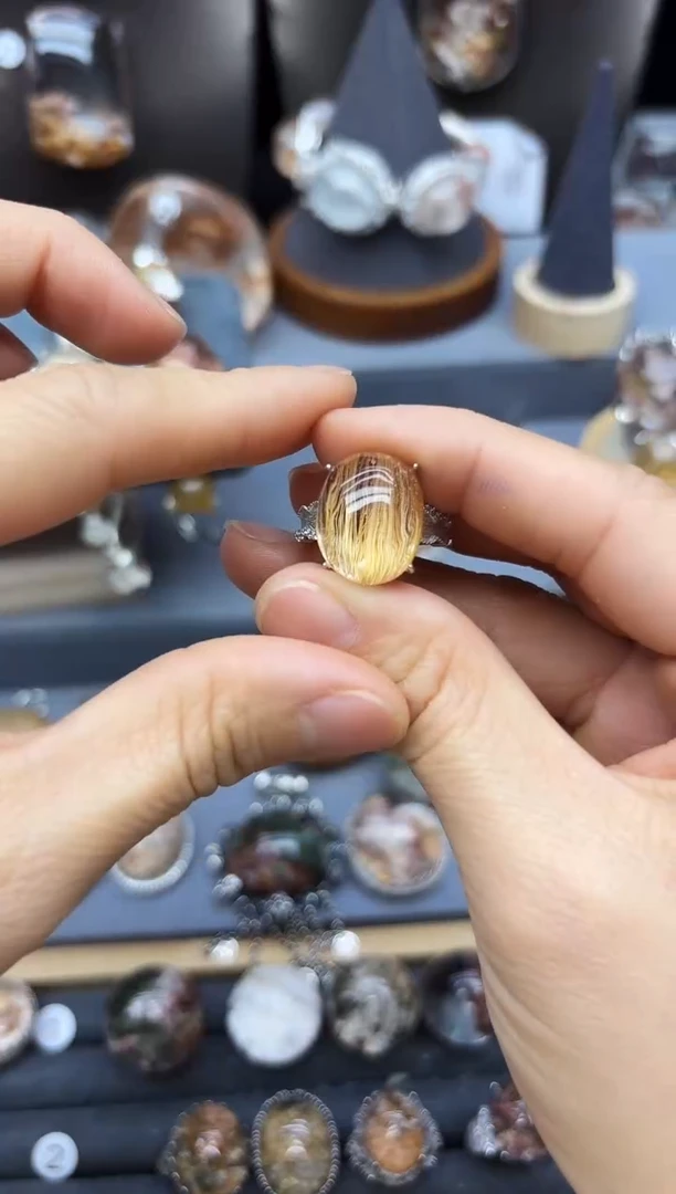 银S925镶嵌珠宝半成品水晶紫*定制水晶