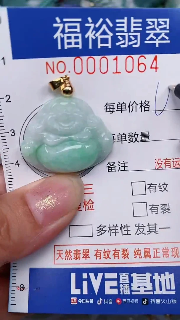 翡翠未镶嵌颈饰...0001064