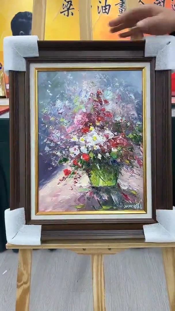 国画油画梁静-30x40-风景