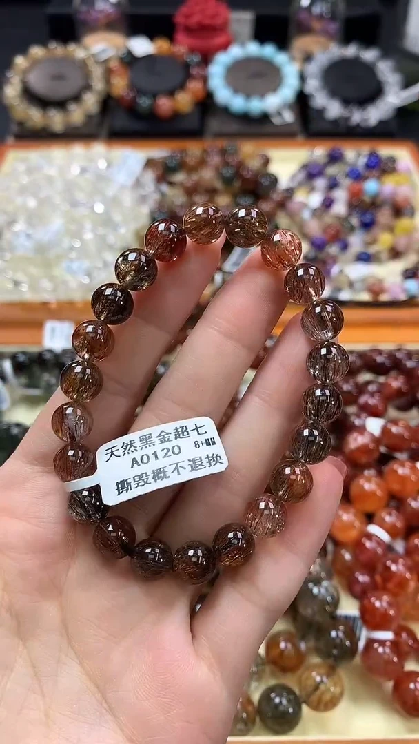 未镶嵌手链水晶8+