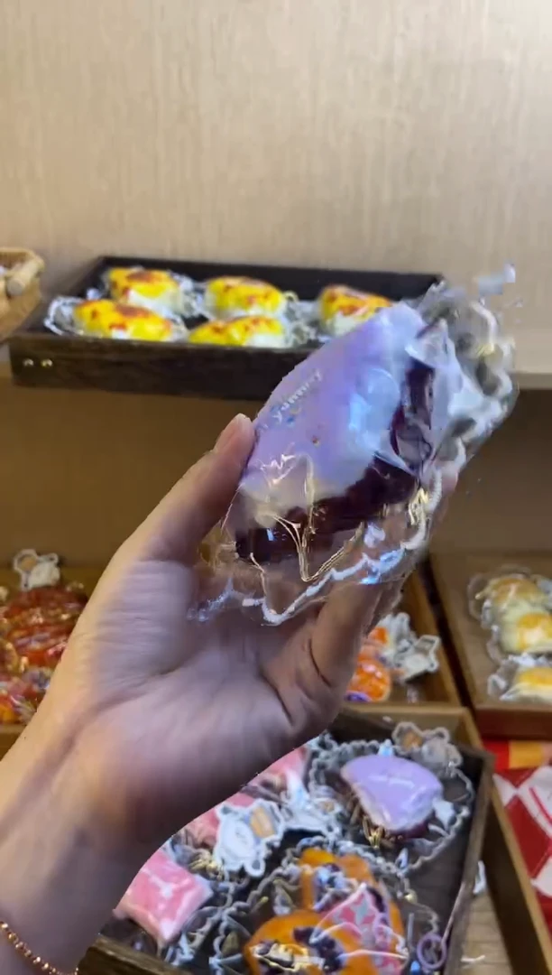 胶制葡萄三角乳酪包（软袋子缝边）