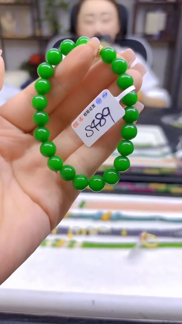 未镶嵌手链翡翠DIY款S489