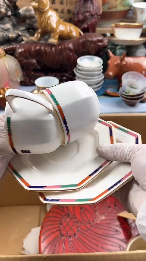 瓷片英歌瓷器满19.9包邮