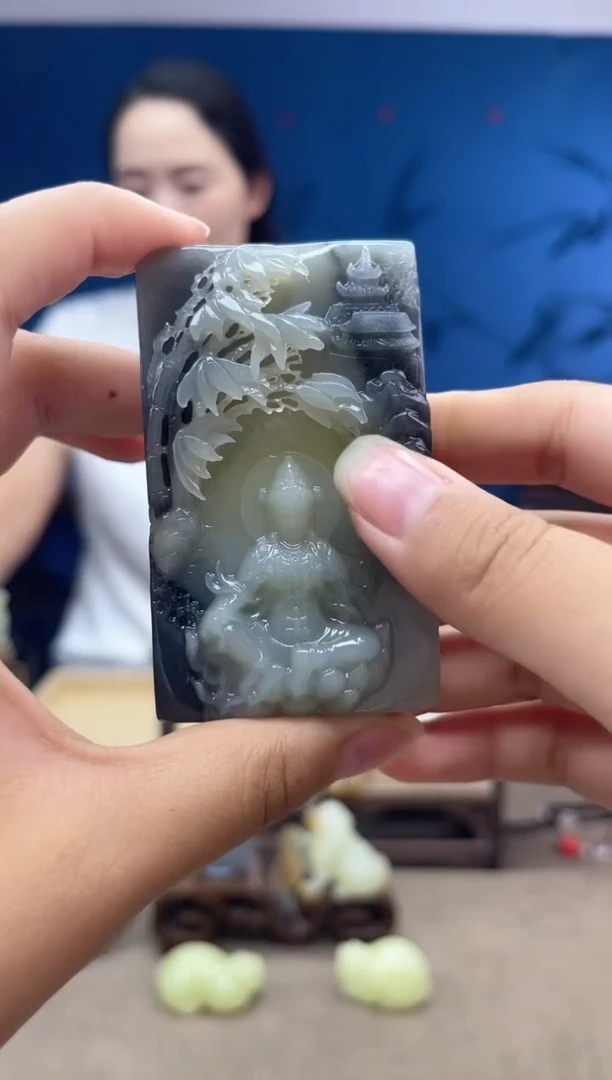 和田玉未镶嵌颈饰1