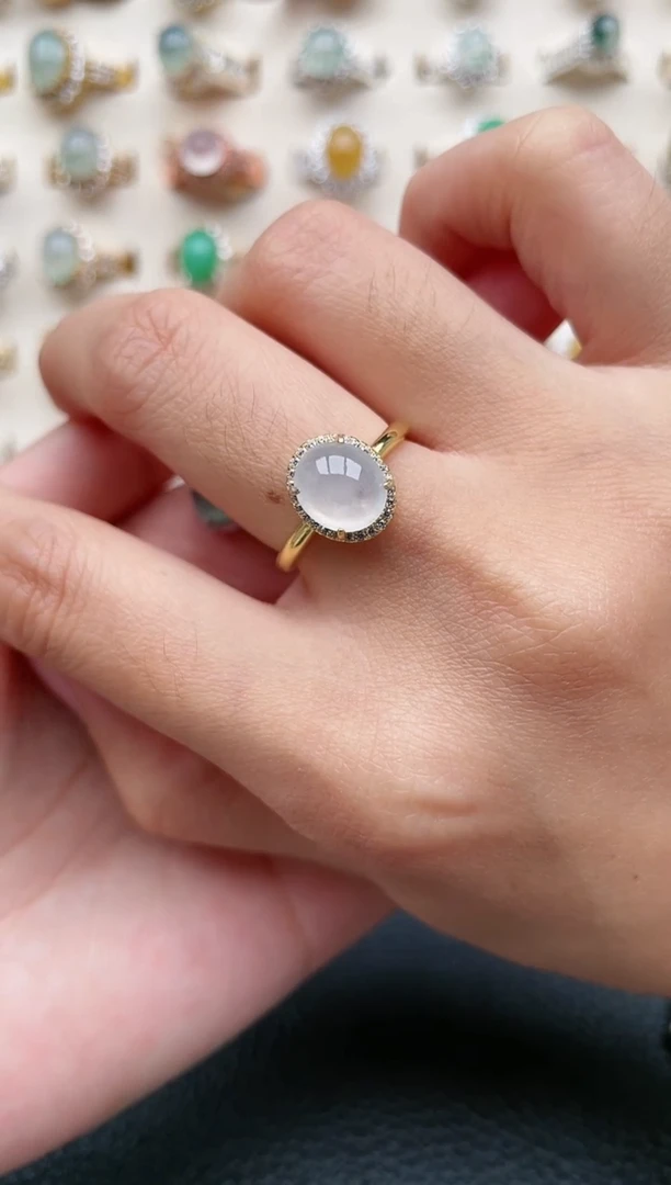 【闪购商品】翡翠戒指银S925镶嵌1111