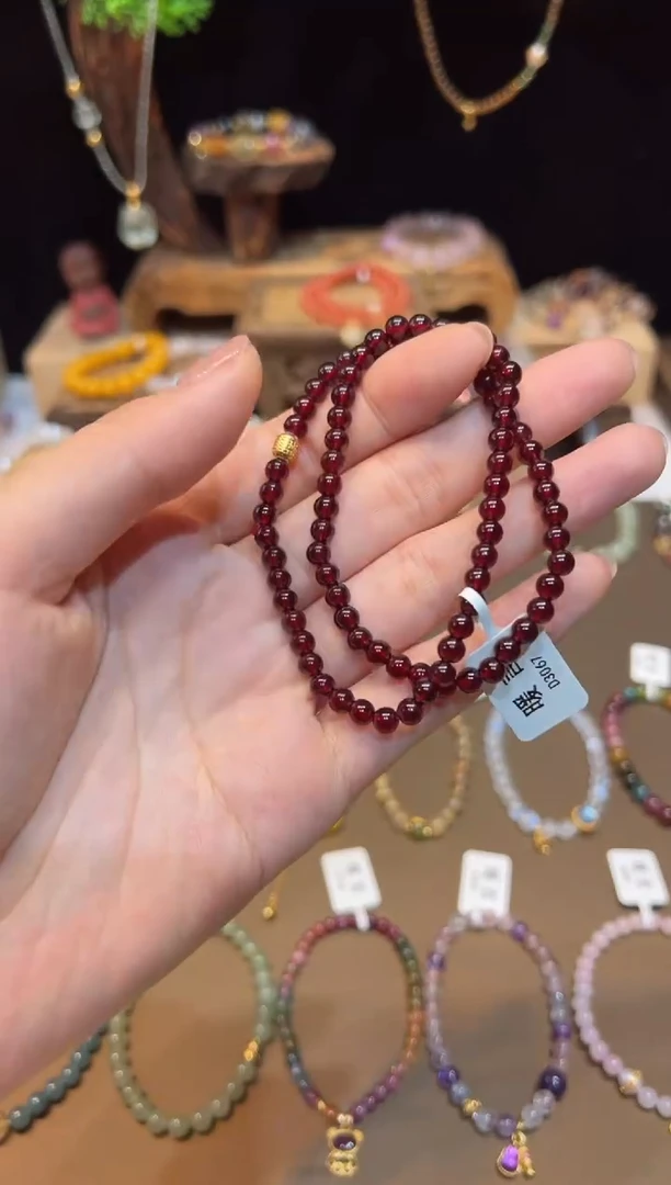 手链未镶嵌石榴石手饰@@