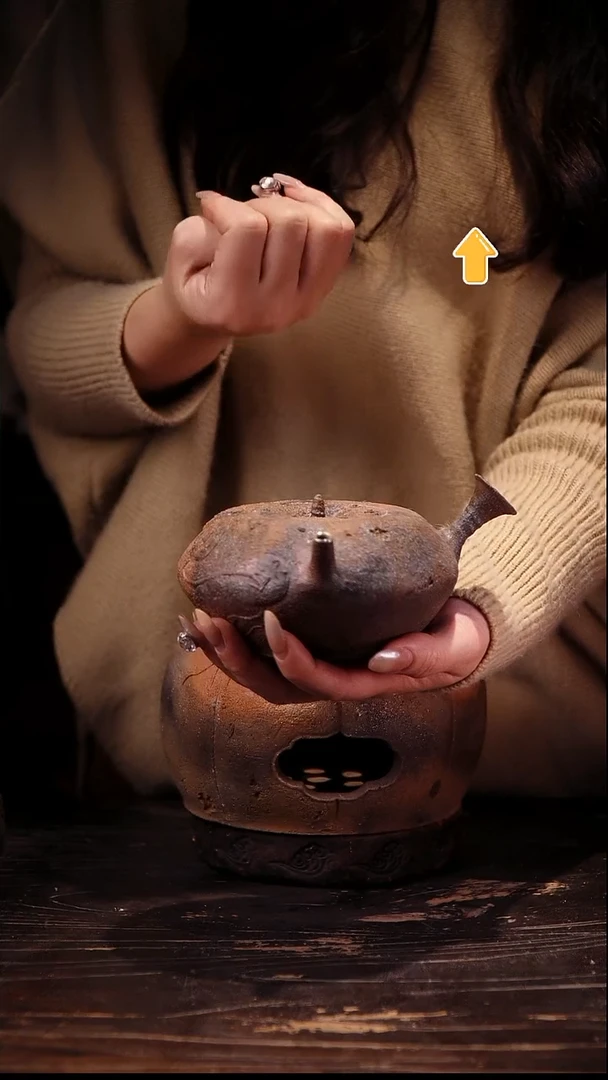 纯手工柴烧侧把