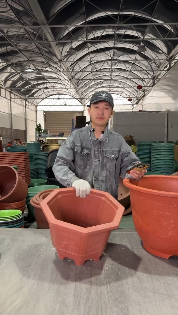 【闪购商品】复合45八角花盆10个