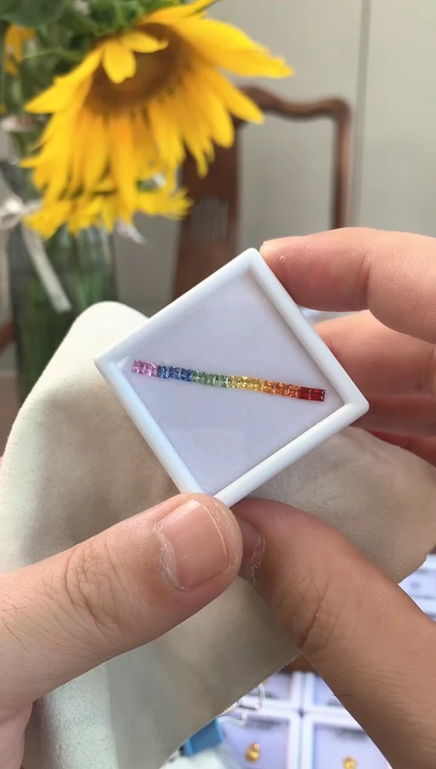 蓝宝石裸石未镶嵌多样性发货一组