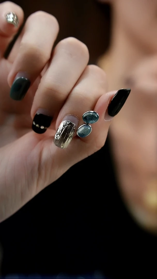 海蓝宝石手链未镶嵌海蓝宝蛋面耳钉