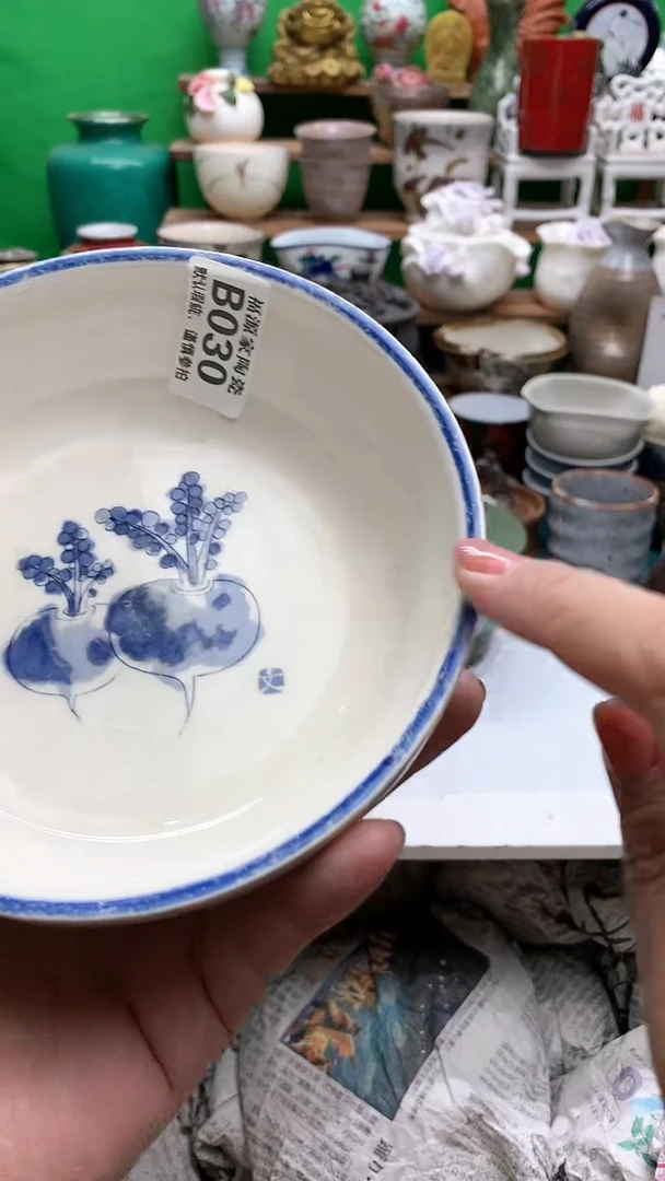 【闪购商品】盖碗海外回流瓷器
