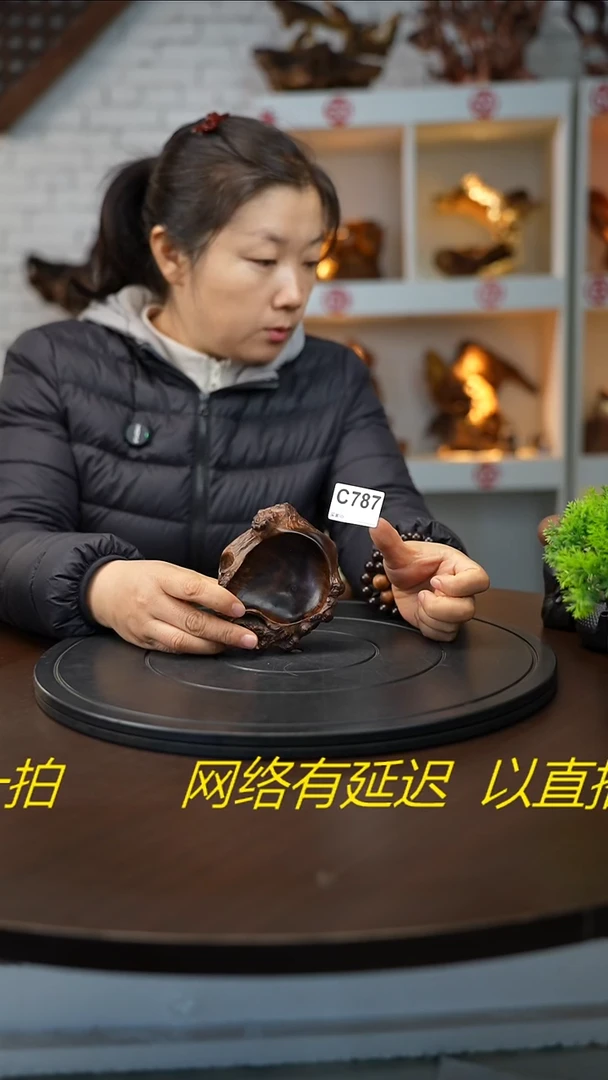 木木雕款?*可云南虎斑檀根艺摆件
