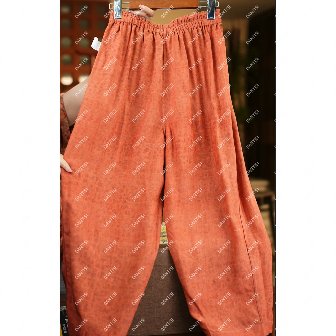 晚秋<<非遗美学>>1222时尚减龄夏季双面穿新款裤子