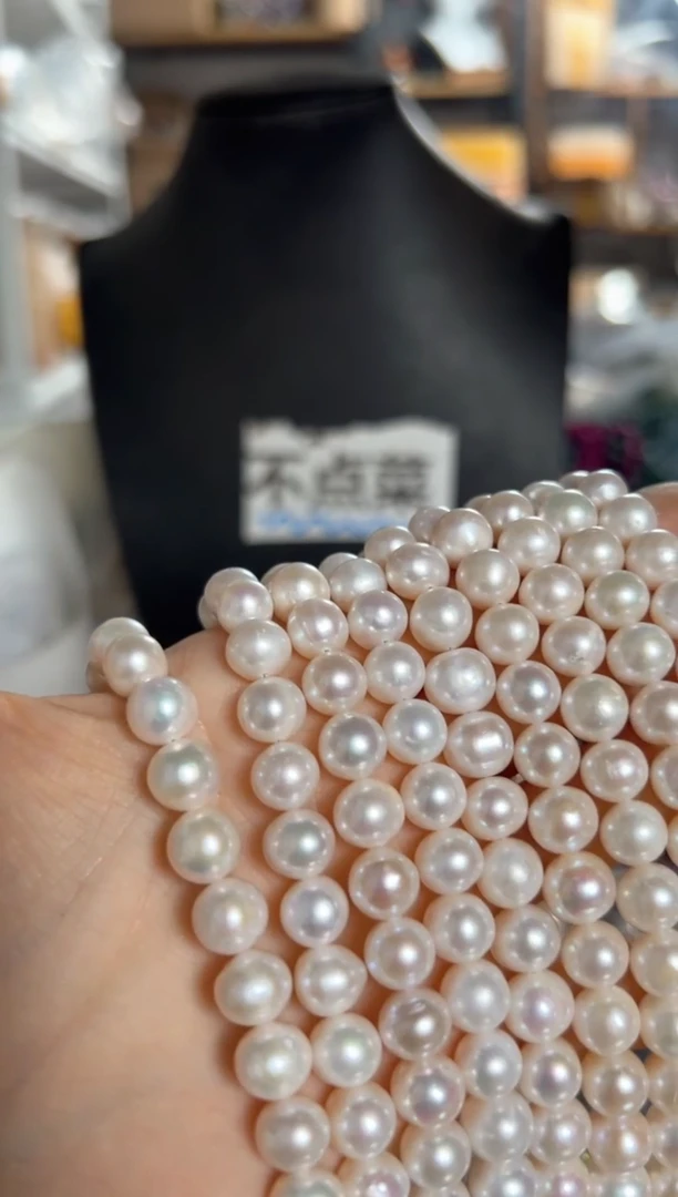 未镶嵌珠宝奇石淡水珍珠WB项链一条