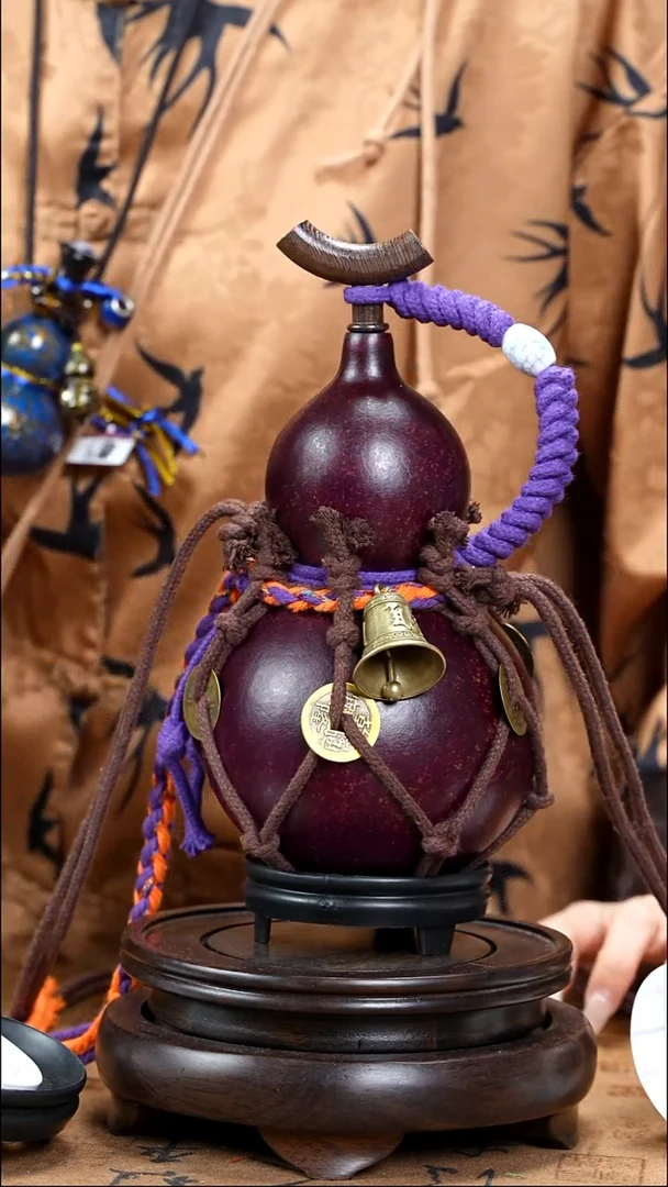 XB024网兜款大漆酒葫芦（现货现发）