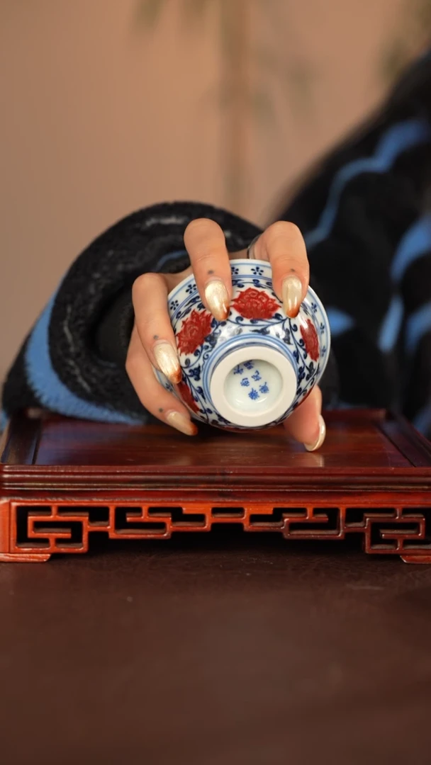 【闪购商品】杯子永明尚玩景德镇手工手绘陶瓷