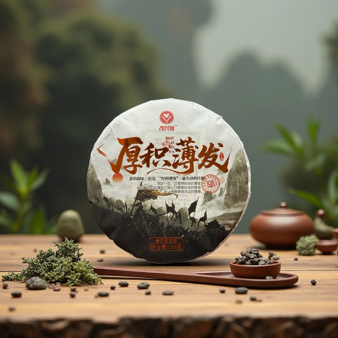 2025年春【厚积薄发】 普洱生茶188克/花蜜香/生津回甘迅猛【5饼】