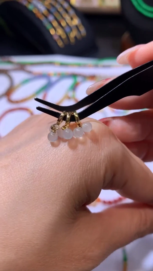 【闪购商品】定制翡翠18K金镶嵌提溜（多样性发货一件发货）680+68