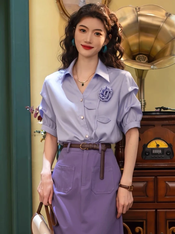 【1751-1800编码点这里】夏季新款气质时尚上衣女