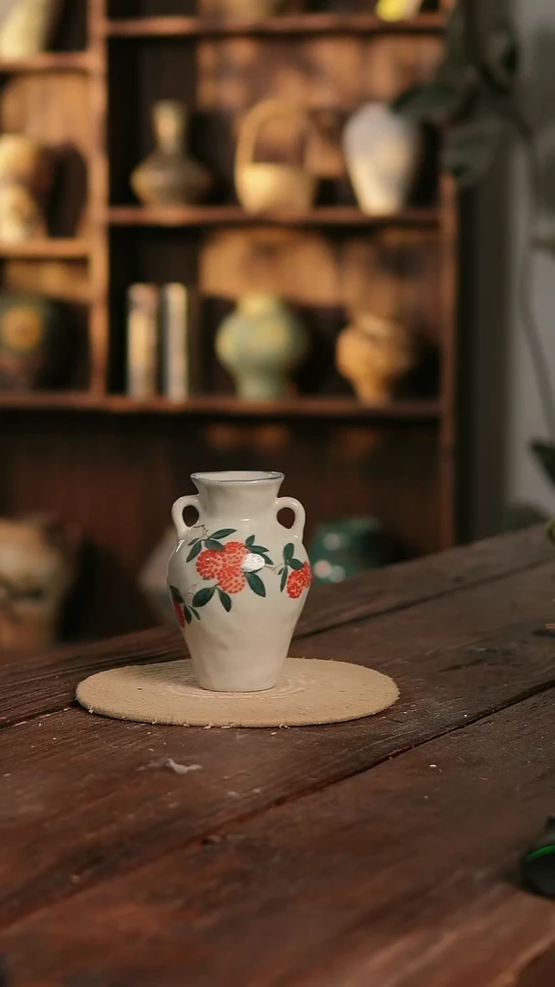 摆件9-229高16口6误差2无孔孤品