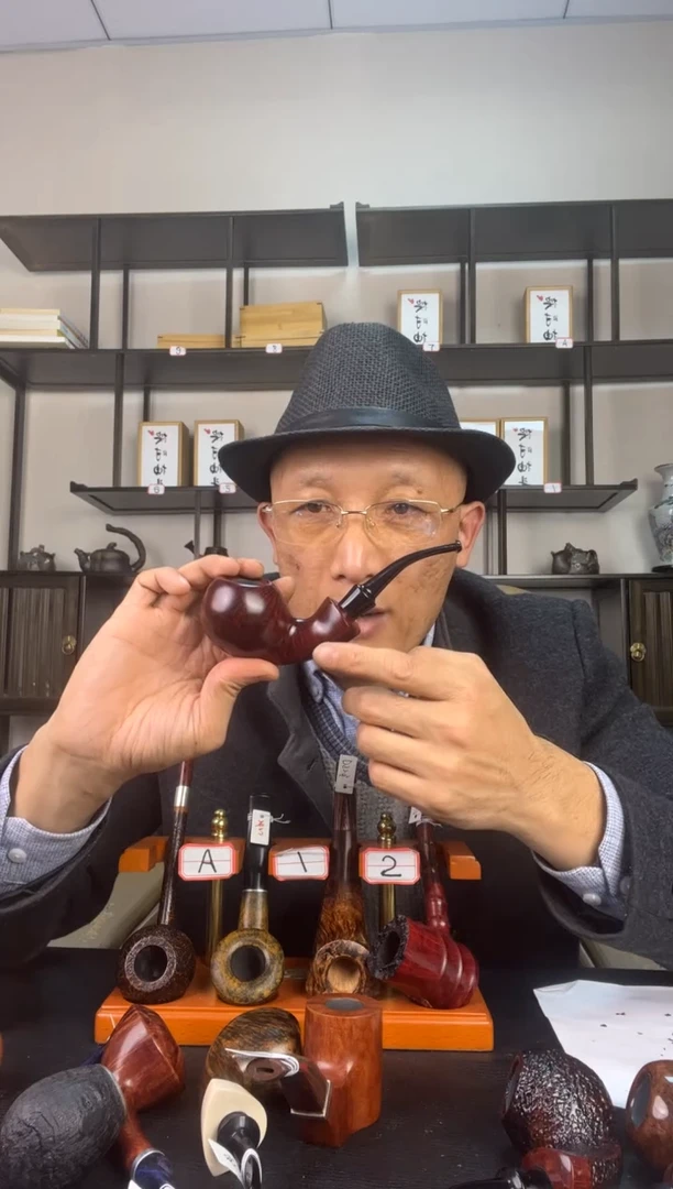 石楠木纯手工意大利石楠木烟斗