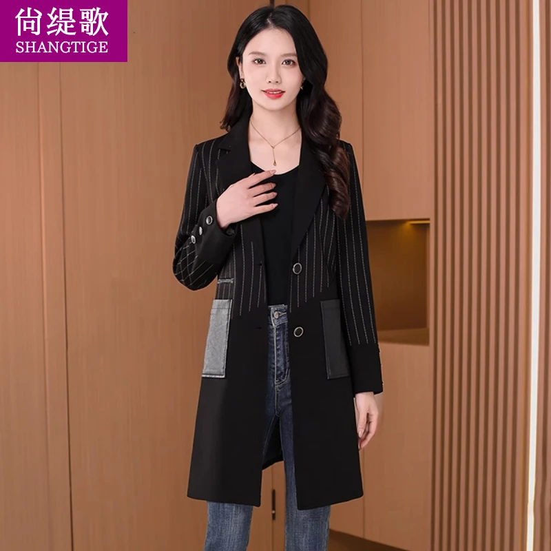 杭州意法风衣女款2025新款开春穿搭小个子中长款高端大气外套大衣