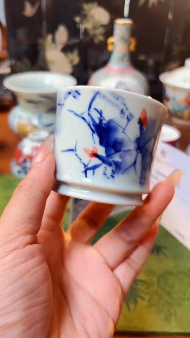 李华老师手绘荷花杯