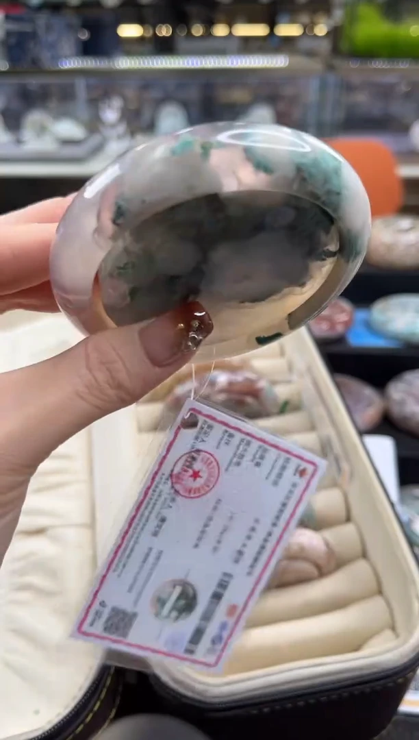 未镶嵌手镯石英质玉尘*丷圈口（赠品镯心）