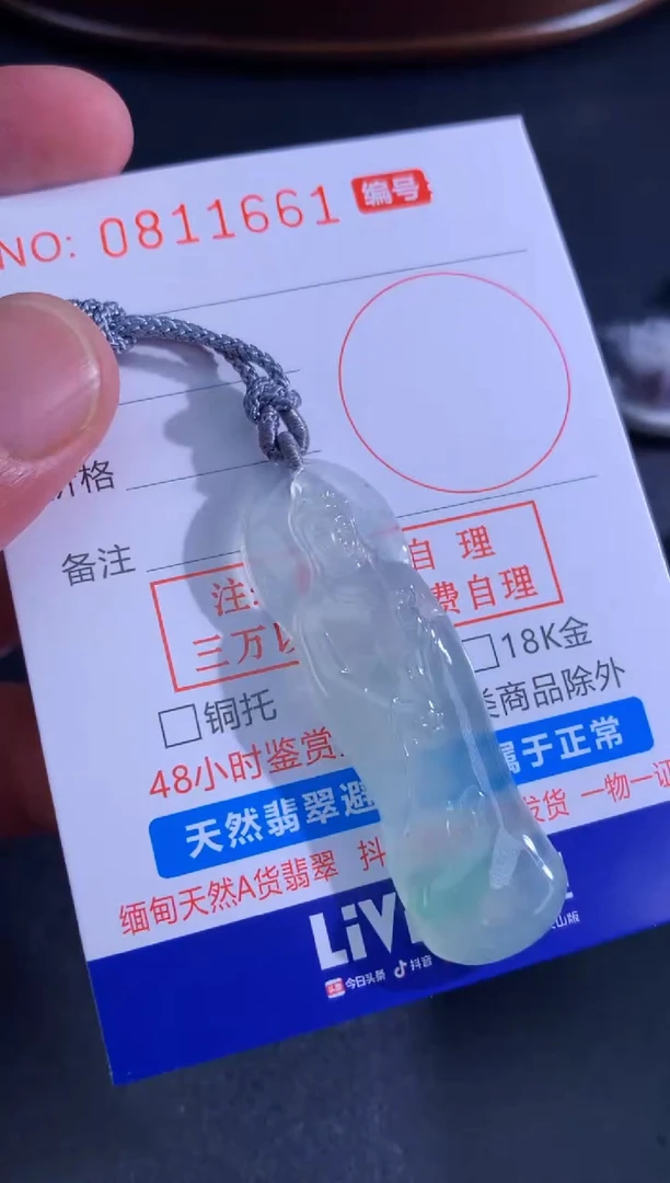 翡翠未镶嵌颈饰天然A货翡翠