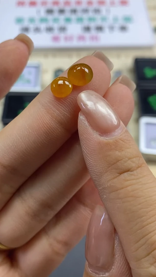 翡翠裸石天然翡翠裸石蛋面17