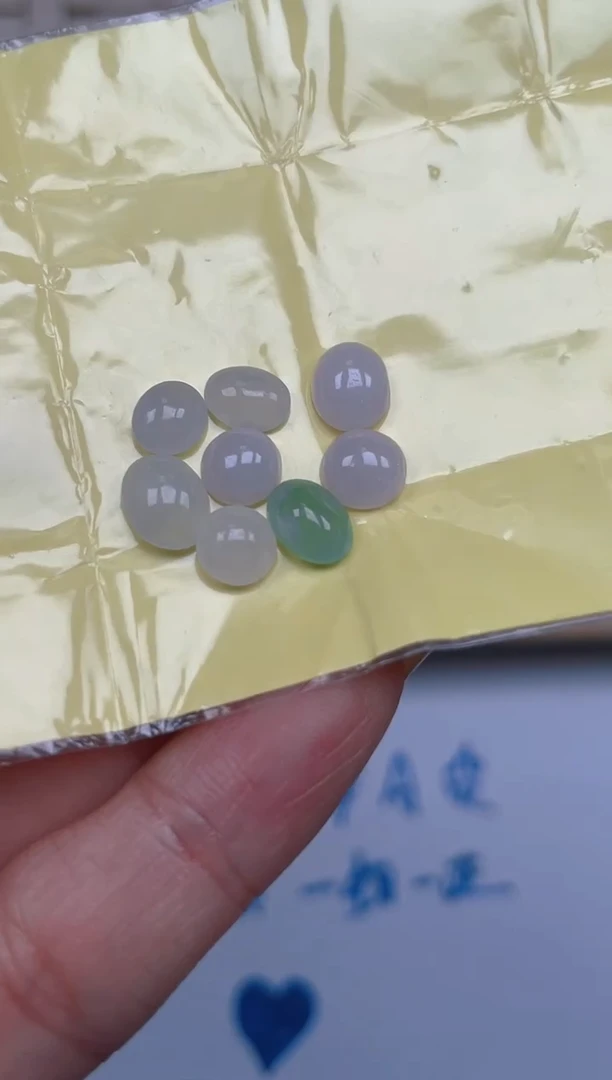 裸石翡翠天然翡翠蛋面15