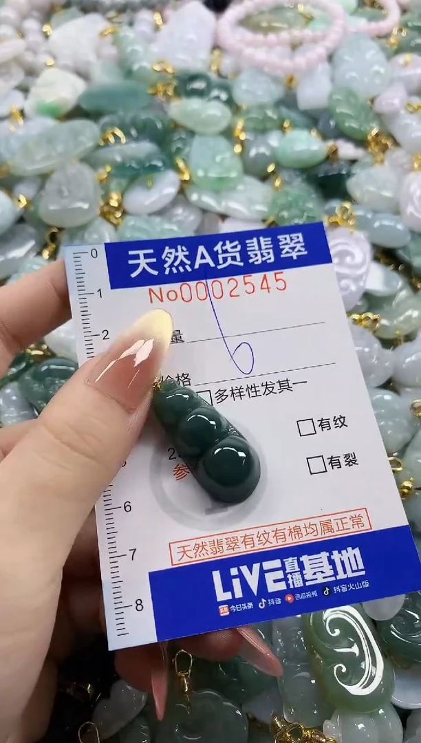 颈饰未镶嵌翡翠天然A货翡翠