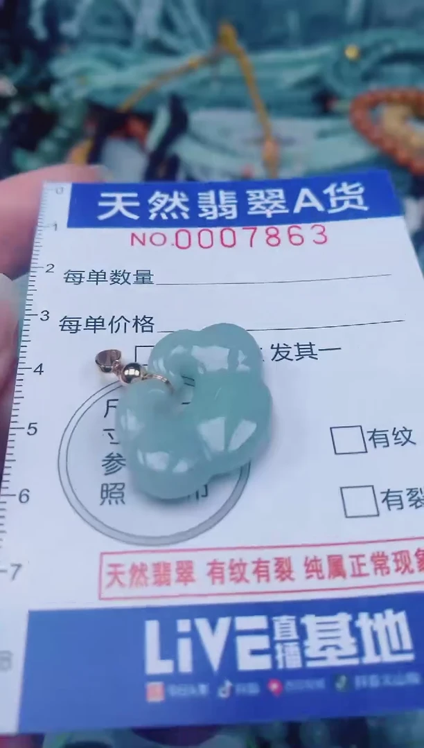 颈饰未镶嵌翡翠00007863