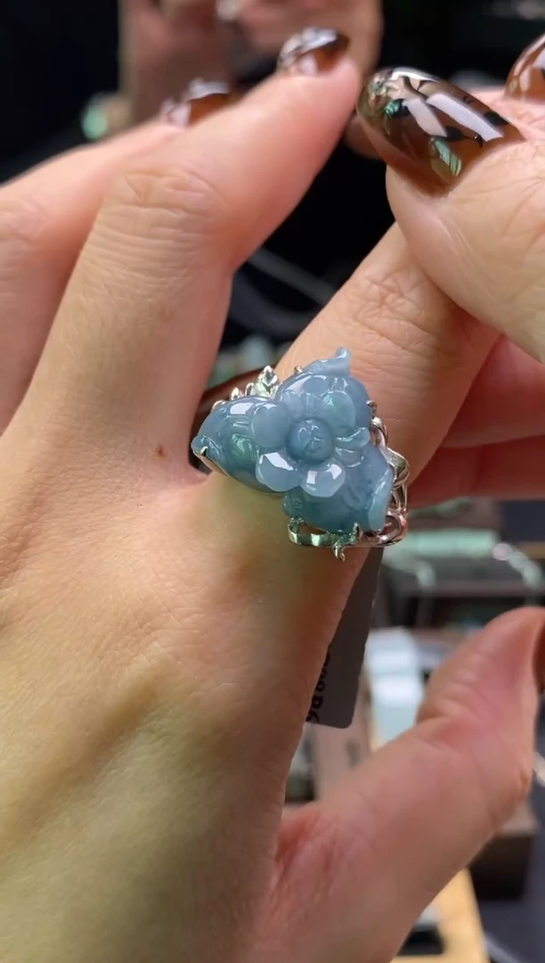 颈饰银S925镶嵌翡翠净货18881