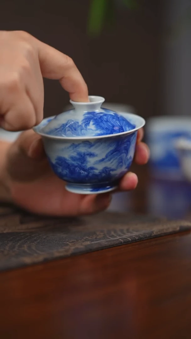其他醉美山水砚菲轩出品盖碗