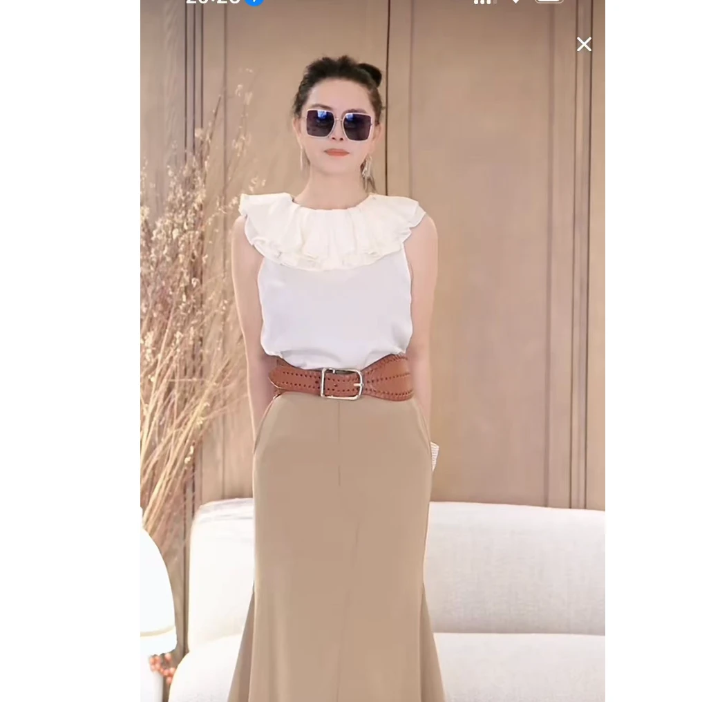 璇知物落落无袖衫王璇原创设计