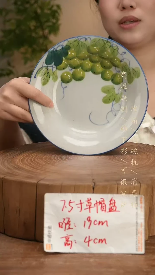 碗瓷景德镇手工手绘高温瓷釉下彩